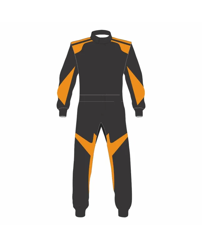 Black-Orange-Kart-Racing-Front-View