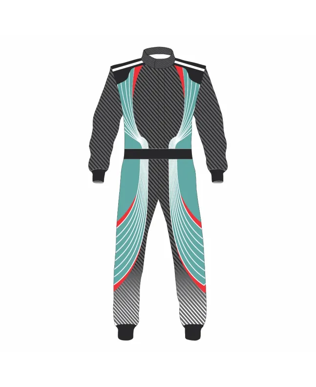 Grey-Ferozi-KArt-Racing-Suit-Front-View