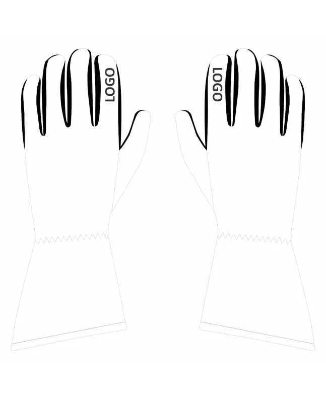 Kart-Racing-Gloves-White-Front-View