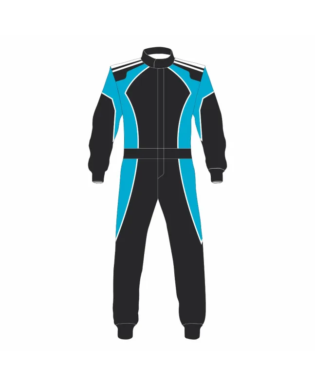 Tail-Blue-Black-Kart-Racing-Suit-Front-View