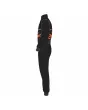 Black-Orange-Wings-Kart-Racing-Suit-Left-View