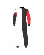 Black-Red-White-Italy-Kart-Racing-Suit-Back-View