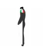 Black-Red-White-Italy-Kart-Racing-Suit-Left-View