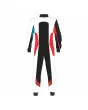 Black-White-Red-Kart-Racing-Suit-Back-View