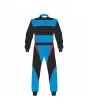 Blue-Black-Red-Kart-Racing-Suit-Front-View