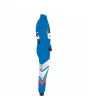Blue-Red-White-Doted-Kart-Racing-Suit-Left-View
