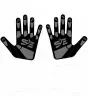 Kart-Racing-Gloves-White-Back-View