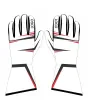 Kart-Racing-Gloves-White-Red-Front-View