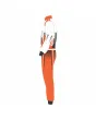 Orange-Grey-White-Kart-Racing-Suit-Left-View