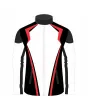 Team-Jacket-Windbreaker-Softshell-Jacket-Black-Red-White-Front-View