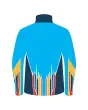 Team-Jacket-Windbreaker-Softshell-Jacket-Blue-Flame-Back-View