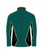 Team-Jacket-Windbreaker-Softshell-Jacket-Green-Black-Front-View