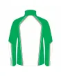 Team-Jacket-Windbreaker-Softshell-Jacket-Green-White-Back-View