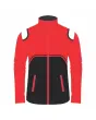 Team-Jacket-Windbreaker-Softshell-Jacket-Red-Black-Front-View