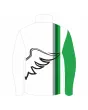 Team-Jacket-Windbreaker-Softshell-Jacket-White-Black-Wings-Back-View
