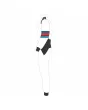 White-Black-Kart-Racing-Suit-Left-View
