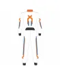 White-Orange-Navy-KArt-Racing-Suit-Back-View