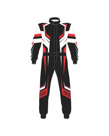 Black-Red-White-Kart-Racing-Suit-Front-View