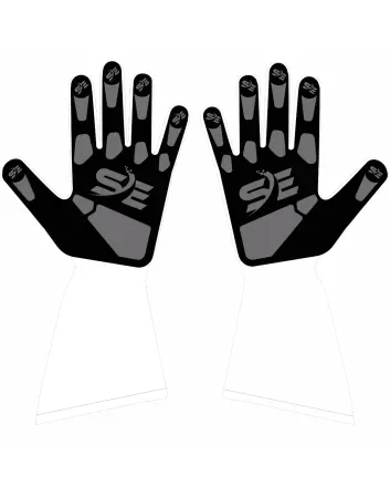 Kart-Racing-Gloves-Black-White-Front-View