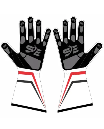 Kart-Racing-Gloves-White-Red-Front-View