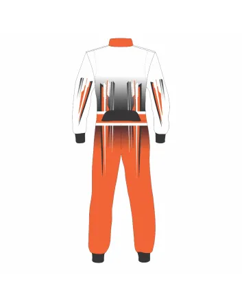 Orange-Grey-White-Kart-Racing-Suit-Front-View