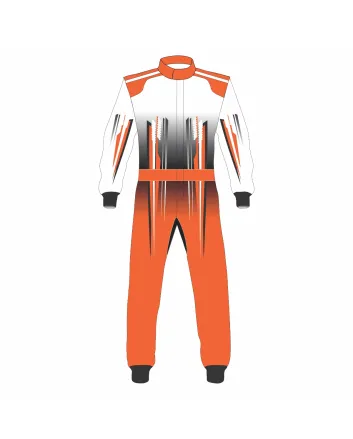 Orange-Grey-White-Kart-Racing-Suit-Front-View
