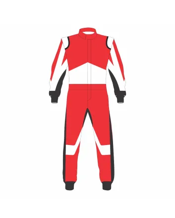 Red-White-Black-Kart-Racing-Suit-Front-View