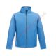 Custom Soft Shell Jacket French Blue| Water Resistant | Wind Breaker